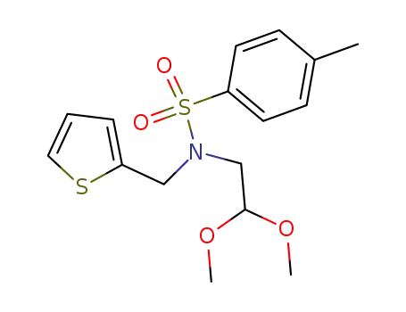 N-(2,2-dimethoxyethyl)-4-methyl-N-(thiophen-2-ylmethyl)benzenesulfonamide