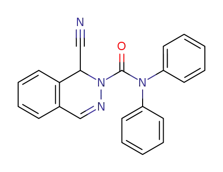 Molecular Structure of 21415-94-1 (1-Cyano-N,N-diphenyl-2(1H)-phthalazinecarboxamide)