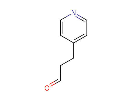 Molecular Structure of 120690-80-4 (4-Pyridinepropanal(9CI))