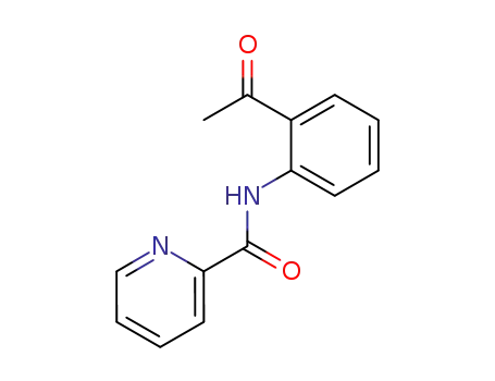 Molecular Structure of 261768-47-2 (2-Pyridinecarboxamide, N-(2-acetylphenyl)-)
