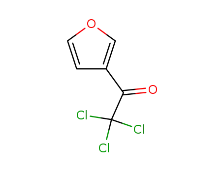 Molecular Structure of 743420-66-8 (Ethanone, 2,2,2-trichloro-1-(3-furanyl)- (9CI))