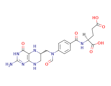 L-Glutamic acid,N-[4-[[(2-amino-3,4,5,6,7,8-hexahydro-4-oxo-6-pteridinyl)methyl]formylamino]benzoyl]-