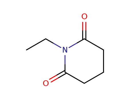 Molecular Structure of 25115-65-5 (2,6-Piperidinedione, 1-ethyl-)