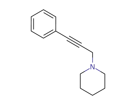 Molecular Structure of 2568-57-2 (1-Piperidino-3-phenyl-2-propyne)