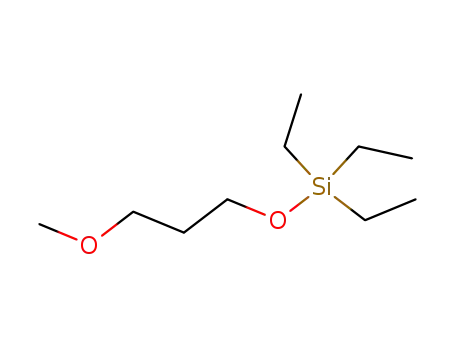 Molecular Structure of 17980-36-8 (Silane, triethyl(3-methoxypropoxy)-)
