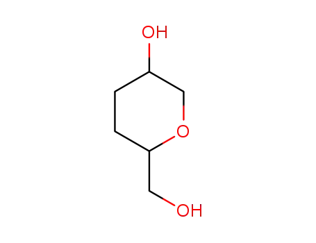 Molecular Structure of 94249-15-7 (tetrahydro-5-hydroxy-2H-pyran-2-methanol)