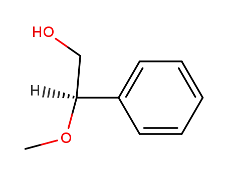 Molecular Structure of 17628-72-7 ((R)-(-)-2-METHOXY-2-PHENYLETHANOL)