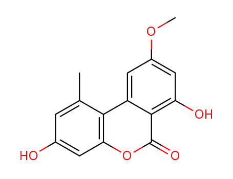 6H-Dibenzo[b,d]pyran-6-one,3,7-dihydroxy-9-methoxy-1-methyl-