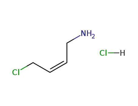 Molecular Structure of 7153-66-4 (CIS-4-CHLORO-2-BUTENYLAMINE HYDROCHLORIDE)
