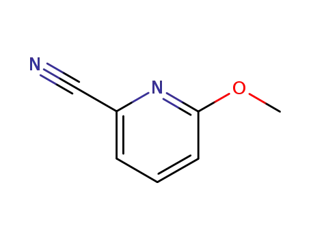 Molecular Structure of 83621-01-6 (6-methoxypyridine-2-carbonitrile)