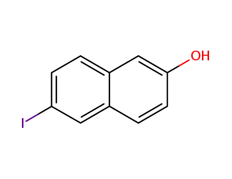 Molecular Structure of 97825-81-5 (2-Hydrocy-6-iodonaphthalene)