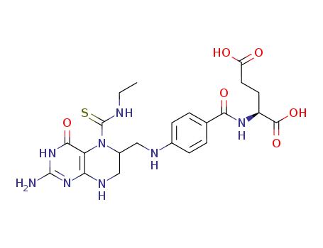 N-{[4-({[2-amino-5-(ethylcarbamothioyl)-4-oxo-1,4,5,6,7,8-hexahydropteridin-6-yl]methyl}amino)phenyl]carbonyl}glutamic acid
