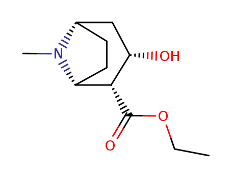 Molecular Structure of 70939-97-8 (ECGONINE ETHYL ESTER)