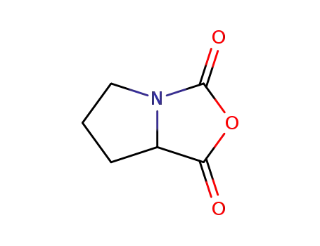 Molecular Structure of 5626-64-2 (tetrahydro-1H,3H-pyrrolo[1,2-c]oxazole-1,3-dione)