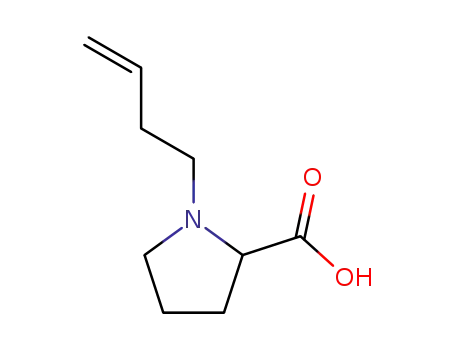 Molecular Structure of 107326-39-6 (L-Proline, 1-(3-butenyl)- (9CI))