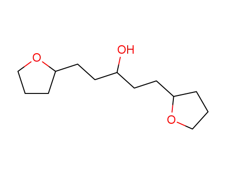 Molecular Structure of 6265-26-5 (Tetrahydro-α-[2-(tetrahydrofuran-2-yl)ethyl]-2-furan-1-propanol)