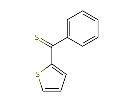 Molecular Structure of 708-94-1 (Methanethione, phenyl-2-thienyl-)