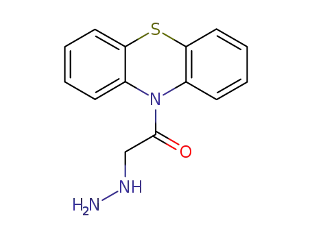 Molecular Structure of 54012-74-7 (10H-Phenothiazine, 10-(hydrazinoacetyl)-)