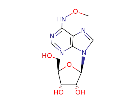 Molecular Structure of 19399-25-8 (N(6)-methoxyadenosine)