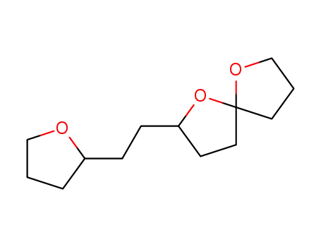 Molecular Structure of 63917-47-5 (2-[2-(Tetrahydrofuran-2-yl)ethyl]-1,6-dioxaspiro[4.4]nonane)