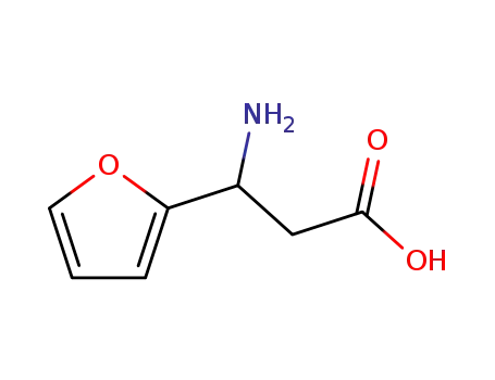 Molecular Structure of 73456-99-2 (3-AMINO-3-FURAN-2-YL-PROPIONIC ACID)
