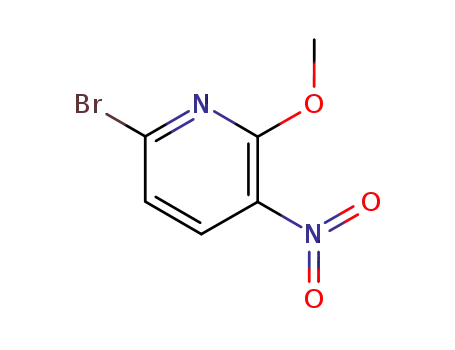Molecular Structure of 58819-77-5 (6-BROMO-2-METHOXY-3-NITRO-PYRIDINE)