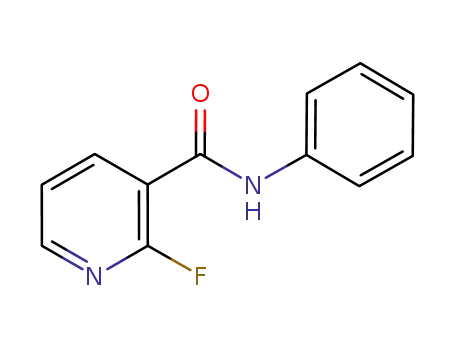 Molecular Structure of 920986-88-5 (3-Pyridinecarboxamide, 2-fluoro-N-phenyl-)