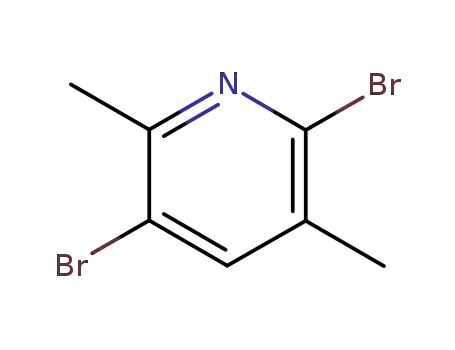 Molecular Structure of 38749-93-8 (3,6-Dibromo-2,5-lutidine)