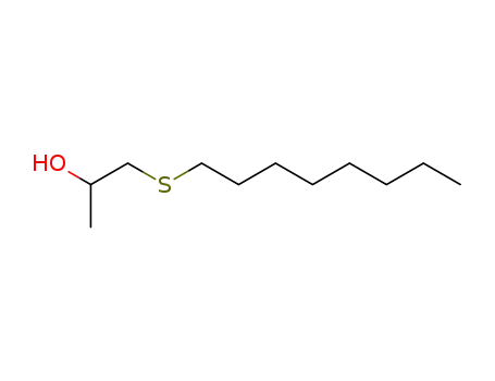 Molecular Structure of 18915-86-1 (2-Propanol, 1-(octylthio)-)