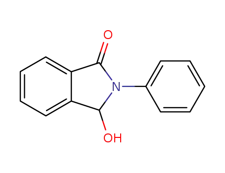 Molecular Structure of 18167-15-2 (2,3-dihydro-3-hydroxy-2-phenyl-1H-isoindol-1-one)