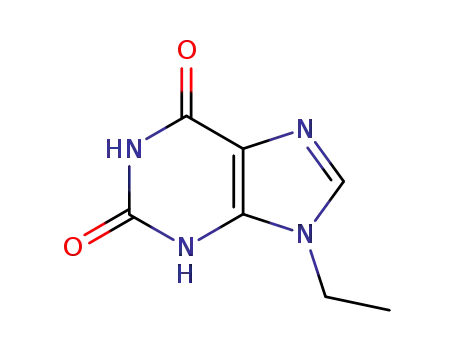 Molecular Structure of 37962-92-8 (9-ethyl-3H-purine-2,6-dione)