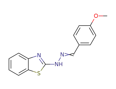 N-[(4-methoxyphenyl)methylideneamino]benzothiazol-2-amine cas  5347-22-8