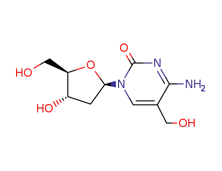 Molecular Structure of 7226-77-9 (5-hydroxymethyldeoxycytidine monophosphate)