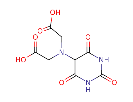 Molecular Structure of 13055-06-6 (URAMIL-N,N-DIACETIC ACID)