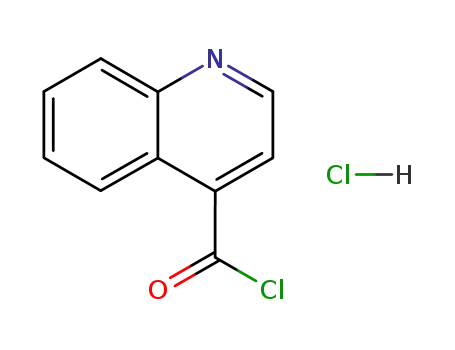 Molecular Structure of 91799-73-4 (4-QUINOLINECARBONYL CHLORIDE,HYDROCHLORIDE(1:1))