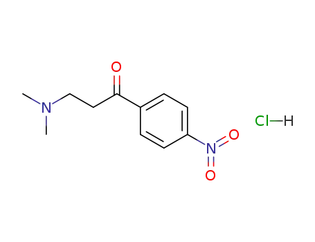 Molecular Structure of 36994-29-3 (3-(dimethylamino)-1-(4-nitrophenyl)propan-1-one)