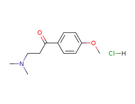 Molecular Structure of 2125-49-7 (3-(4-METHOXYPHENYL)-N,N-DIMETHYL-3-OXO-1-PROPANAMINIUM CHLORIDE)