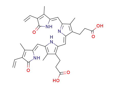 21H-Biline-8,12-dipropanoicacid, 2,18-diethenyl-1,19,22,24-tetrahydro-3,7,13,17-tetramethyl-1,19-dioxo-(9CI)