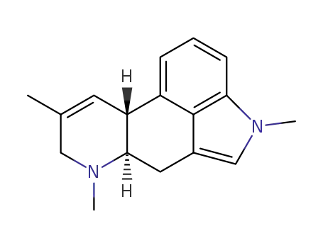 Molecular Structure of 1935-33-7 (1,6,8-trimethyl-8,9-didehydroergoline)