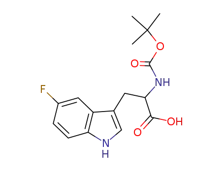 2 {[(tert butoxy)carbonyl]amino} 3 (5 fluoro 1h indol 3 yl)propanoic acid