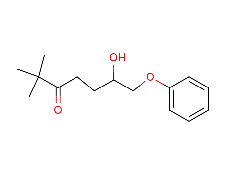 Molecular Structure of 139367-21-8 (3-Heptanone, 6-hydroxy-2,2-dimethyl-7-phenoxy-)