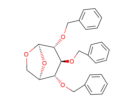 Molecular Structure of 10548-46-6 (1,6-ANHYDRO-2,3,4-TRI-O-BENZYL-BETA-D-GLUCOPYRANOSE)