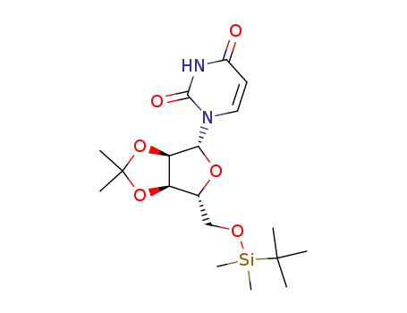 Molecular Structure of 102147-76-2 (Uridine,
5'-O-[(1,1-dimethylethyl)dimethylsilyl]-2',3'-O-(1-methylethylidene)-)