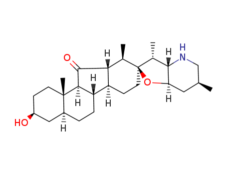 Spiro[9H-benzo[a]fluorene-9,2'(3'H)-furo[3,2-b]pyridin]-11(1H)-one,eicosahydro-3-hydroxy-3',6',10,11b-tetramethyl-,(2'S,3S,3'R,3'aS,4aS,6'S,6aS,6bS,7'aR,10R,10aS,11aS,11bS)-
