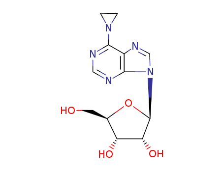 2-(6-aziridin-1-ylpurin-9-yl)-5-(hydroxymethyl)oxolane-3,4-diol cas  53665-01-3