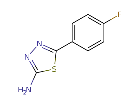 Molecular Structure of 942-70-1 (2-AMINO-5-(4-FLUOROPHENYL)-1 3 4-THIADI&)