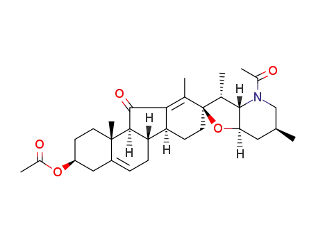28-acetyl-11-oxo-17,23-epoxyveratraman-3-yl acetate