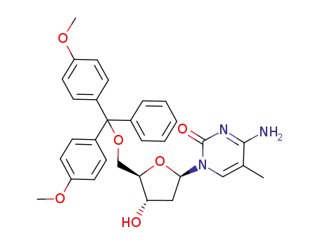 1-((2R,4S,5R)-5-((bis(4-methoxyphenyl)(phenyl)methoxy)methyl)-4-hydroxytetrahydrofuran-2-yl)-4-imino-5-methyl-1,4-dihydropyrimidin-2-ol