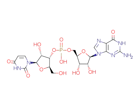 Molecular Structure of 3474-04-2 (Guanosine, uridylyl-(3'&reg;5')-)
