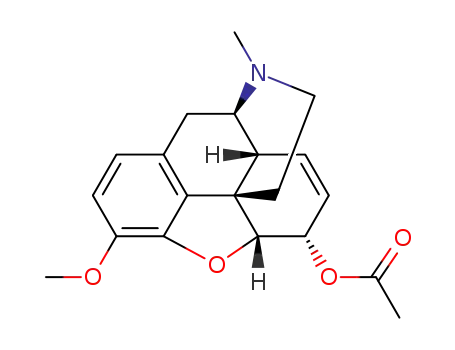 Molecular Structure of 6703-27-1 (6-ACETYLCODEINE)